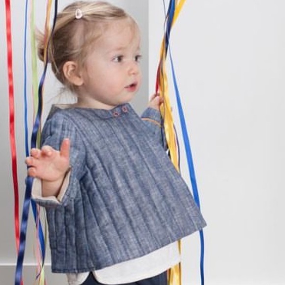 Maison Frida Baby jacket denim - Picture 3 of 5